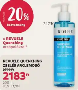 Rossmann Revuele Quenching zselés arclemosó ajánlat