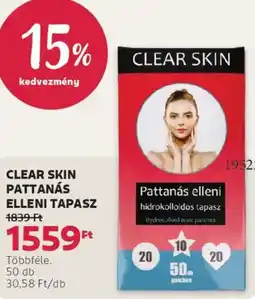 Rossmann Clear Skin pattanás elleni tapasz ajánlat