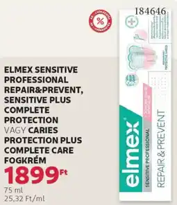Rossmann Elmex Sensitive fogkrém ajánlat
