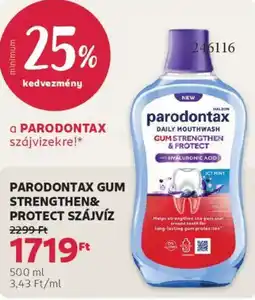 Rossmann Parodontax Gum Strengthen&Protect szájvíz ajánlat