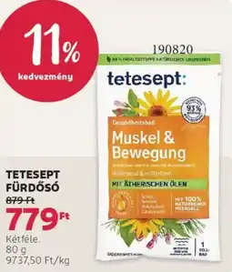 Rossmann Tetesept fürdősó ajánlat