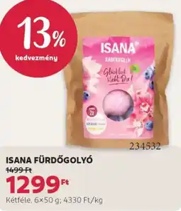 Rossmann Isana fürdőgolyó ajánlat