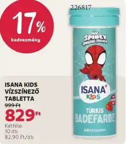 Rossmann Isana Kids vízszínező tabletta ajánlat