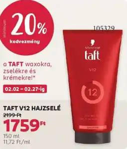 Rossmann Taft V12 hajzselé ajánlat