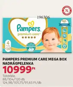 Rossmann Pampers Premium Care Mega Box nadrágpelenka ajánlat