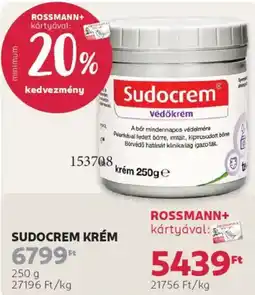 Rossmann Sudocrem krém ajánlat