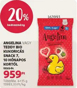 Rossmann Angelina, Teddy bio snack 7, 10 hónapos kortól ajánlat