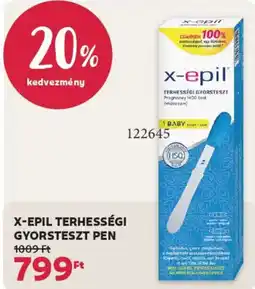 Rossmann X-epil terhességi gyorsteszt pen ajánlat