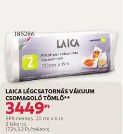 Rossmann Laica légcsatornás vákuum csomagoló tömlő ajánlat
