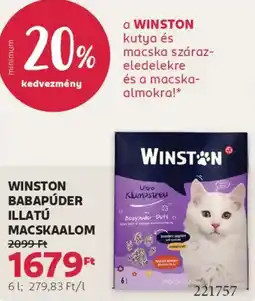 Rossmann Winston Babapúder illatú macskaalom ajánlat