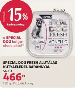 Rossmann Special Dog Fresh Alutálas kutyaeledel báránnyal ajánlat
