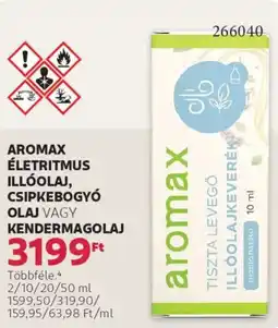 Rossmann Aromax életritmus illóolaj, csipkebogyó olaj, kendermagolaj ajánlat