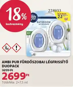 Rossmann Ambi Pur Fürdőszobai légfrissítő duopack ajánlat