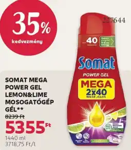 Rossmann Somat Mega Lemon&Lime mosogatógép gél ajánlat