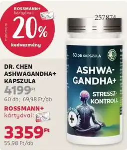 Rossmann Dr. Chen Ashwagandha+ kapszula ajánlat