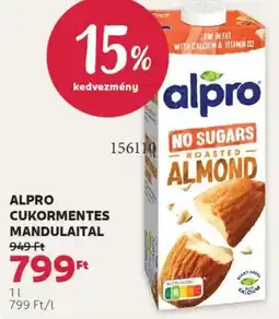 Rossmann Alpro cukormentes mandulaital ajánlat