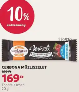 Rossmann Cerbona müzliszelet ajánlat