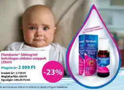 Pingvin Patika Flamborin belsőleges oldatos cseppek ajánlat