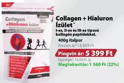 Pingvin Patika JutaVit Collagen + Hialuron izület ajánlat