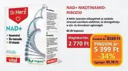 Pingvin Patika Dr. Herz Nad+ nikotinamid- ribozid ajánlat