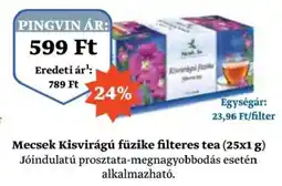 Pingvin Patika Mecsek Kisvirágú füzike filteres tea ajánlat