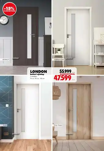 Diego LONDON beltéri ajtólap ajánlat