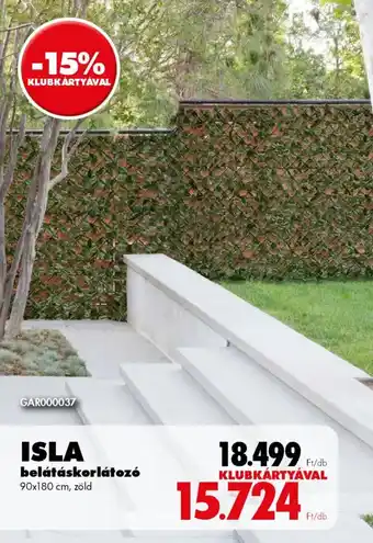 Diego ISLA belátáskorlátozó ajánlat