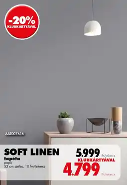 Diego SOFT LINEN tapéta ajánlat