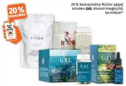 Müller Gal étrend-kiegészítő termékre ajánlat