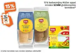 Müller SCHÄR gluténmentes termékre ajánlat