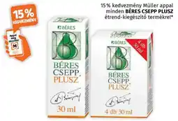 Müller Béres Csepp Plusz étrend-kiegészítő termékre ajánlat