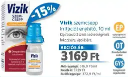 Alma Gyógyszertárak Vizik szemcsepp Irritációt enyhító ajánlat