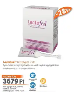 Alma Gyógyszertárak Lactofeel hüvelygél ajánlat