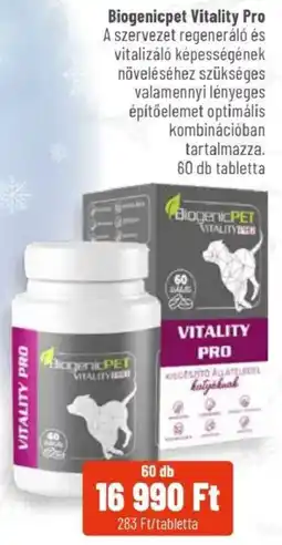 Alpha Zoo Biogenicpet Vitality Pro ajánlat
