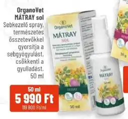 Alpha Zoo OrganoVet MÁTRAY sol ajánlat