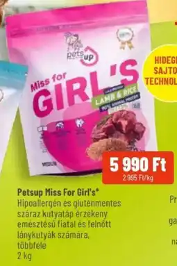 Alpha Zoo Petsup Miss For Girl's ajánlat