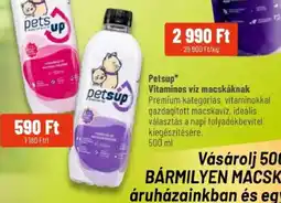 Alpha Zoo Petsup Vitaminos víz macskáknak ajánlat