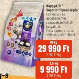 Alpha Zoo Happy&Fit Superior Hipoallergén ajánlat