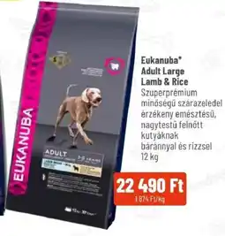 Alpha Zoo Eukanuba Adult Large Lamb & Rice ajánlat