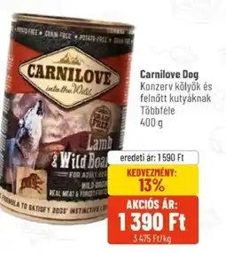 Alpha Zoo Carnilove Dog Konzerv ajánlat