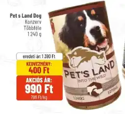 Alpha Zoo Pets Land Dog Konzerv ajánlat