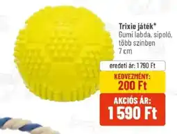 Alpha Zoo Trixie játék Gumi labda, sipoló ajánlat