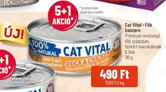 Alpha Zoo Cat Vital - Filé konzerv ajánlat