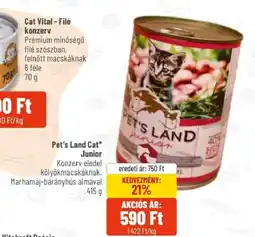 Alpha Zoo Pet's Land Cat Junior Konzerv ajánlat