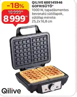 Auchan Qilive 600145946 gofrisütő ajánlat