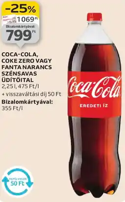 Auchan Coca-Cola, Coke Zero, Fanta ajánlat