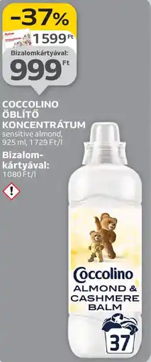 Auchan Coccolino öblítő koncentrátum ajánlat