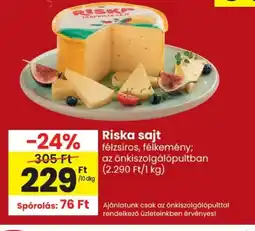 Spar Riska sajt ajánlat