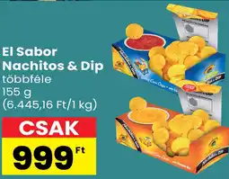 Spar El Sabor Nachitos Salted Corn Chips with Cheese dip Dip ajánlat