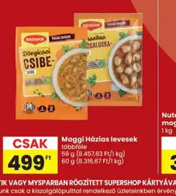 Spar Maggi Házias levesek ajánlat